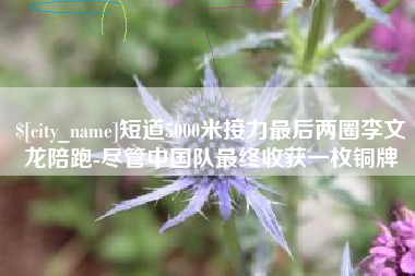 南县短道5000米接力最后两圈李文龙陪跑-尽管中国队最终收获一枚铜牌