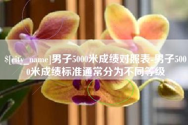 南县男子5000米成绩对照表-男子5000米成绩标准通常分为不同等级