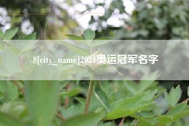 南县2024奥运冠军名字