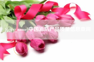 南县中国消防产品质量信息查询