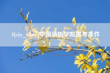 南县中国消防学院报考条件