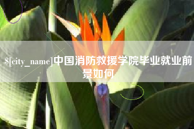 南县中国消防救援学院毕业就业前景如何