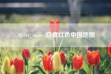 南县白底红色中国地图