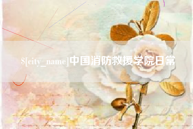 南县中国消防救援学院日常
