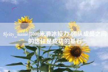南县5000米滑冰接力-团队成员之间的信任是成功的基石