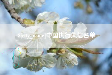 南县中国执行失信名单