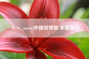 南县中国省地图 全图黑白