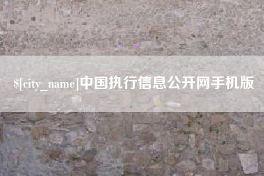 南县中国执行信息公开网手机版