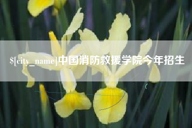 南县中国消防救援学院今年招生