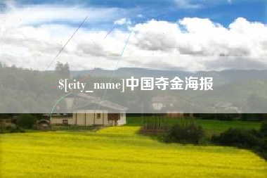 南县中国夺金海报