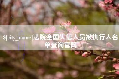 南县法院全国失信人员被执行人名单查询官网