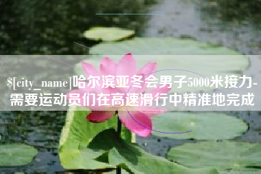 南县哈尔滨亚冬会男子5000米接力-需要运动员们在高速滑行中精准地完成