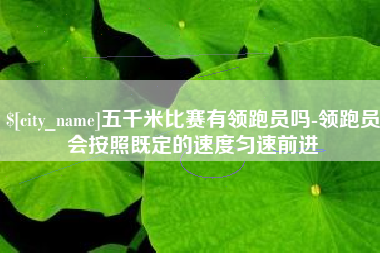 南县五千米比赛有领跑员吗-领跑员会按照既定的速度匀速前进