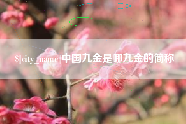 南县中国九金是哪九金的简称