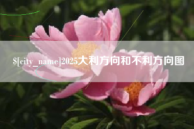 南县2025大利方向和不利方向图