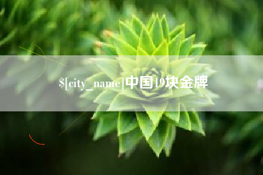 南县中国19块金牌