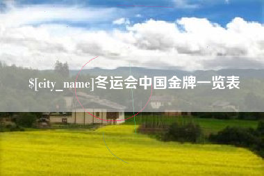 南县冬运会中国金牌一览表