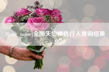 南县全国失信被执行人查询结果
