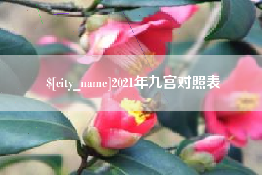 南县2021年九宫对照表