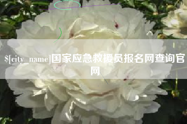 南县国家应急救援员报名网查询官网
