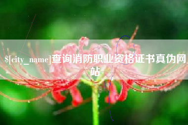 南县查询消防职业资格证书真伪网站